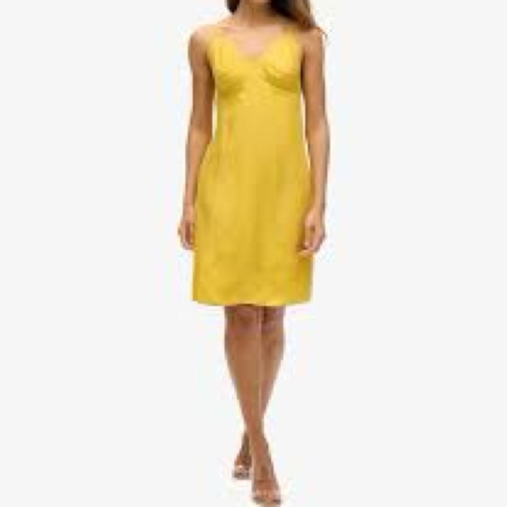 Superdry Yellow Cupro Knit Cami Slip Dress Women's Size S / US 6 (Tag 10)